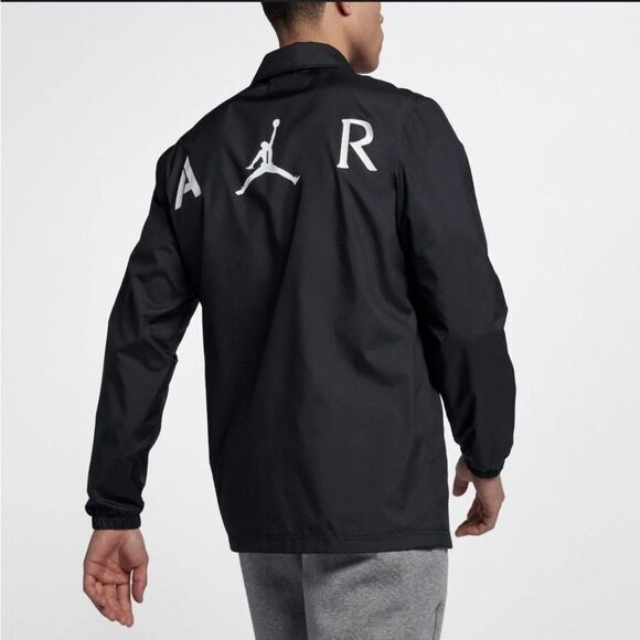 Men's Air Jordan Jumpman Coaches Track Jacket Wind Breaker AJ6795-010 Sz Small - Picture 8 of 8